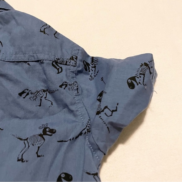 Sovereign Code Dinosaur Print Baby Button Down Shirt 12 Months - Picture 12 of 16